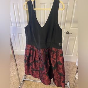 Plus Size 22W Floral Cocktail Dress